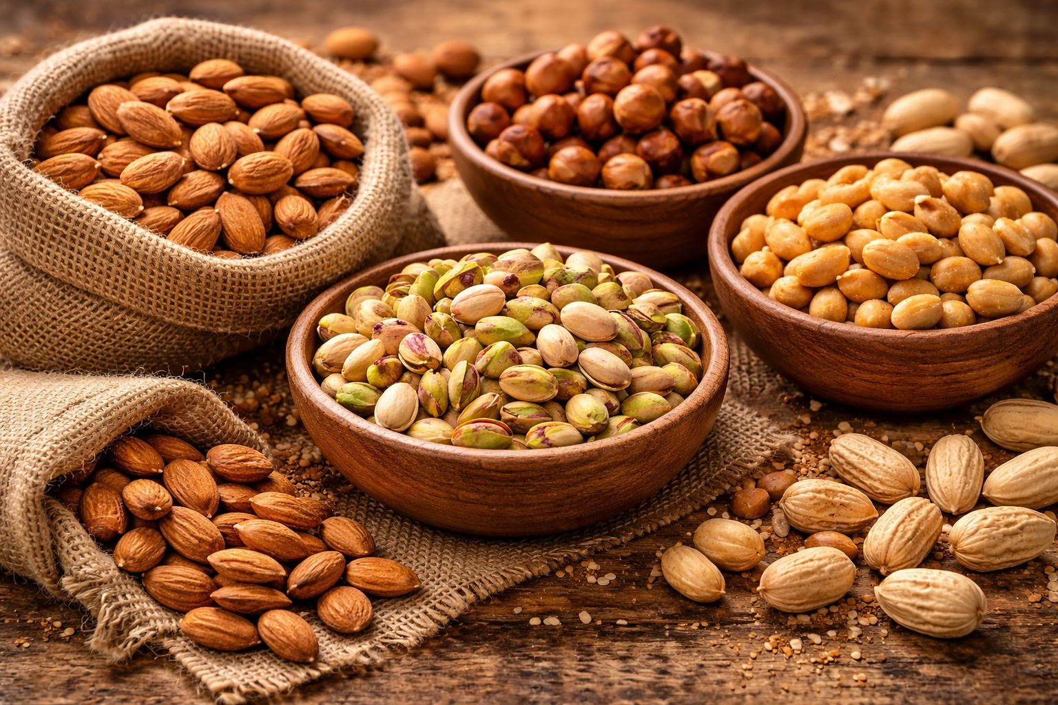 Premium Processed Nuts, Tailored to Your Production Needs